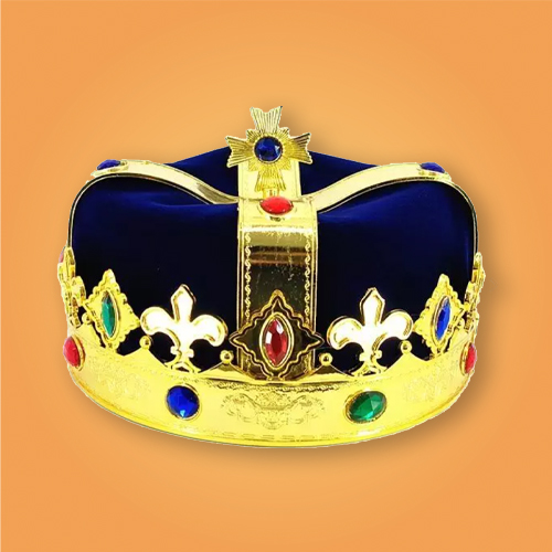 MINI KING & QUEEN CROWN TEMPORARY TATTOO, ROYAL, KING CHARLES III  CORONATION