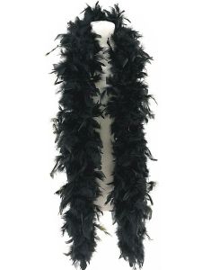 Deluxe Black Feather Boa – 100g -180cm