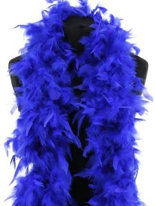 Deluxe Royal Blue Feather Boa – 100g -180cm
