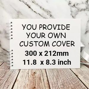 you provide your own custom book cover