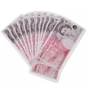 Wad of Fifties Money Fan UV Printed Photo Booth Prop