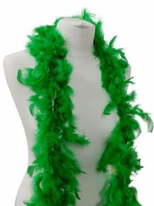 Beautiful Green Feather Boa – 50g -180cm 