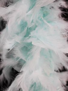 Luxury Icy Blue Turquoise Feather Boa – 80g -180cm