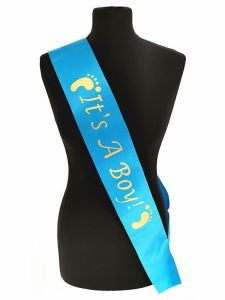 Blue With Gold ‘It’s A Boy!’ Sash