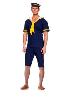 Male Navy Sailor Fancy Dress Costume