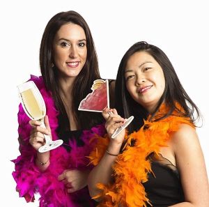 Glass of Champagne Photo Booth Prop