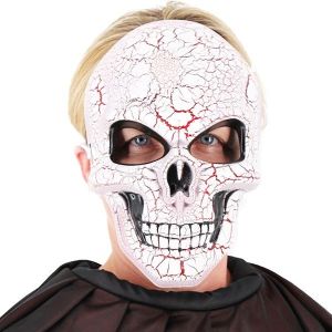 Evil Demon Skeleton Face Mask Halloween Fancy Dress Costume 