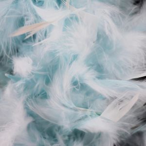 Deluxe Icy Blue Turquoise Feather Boa 