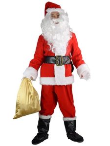 Deluxe Santa Claus Fancy Dress Costume