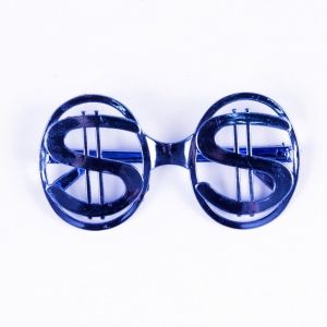 US Dollar Glasses Blue