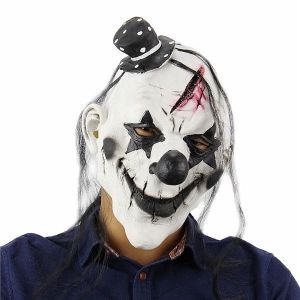 Evil Killer Clown Mask Halloween Fancy Dress Costume 