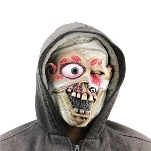 Halloween Bandage Crazed Mummy Zombie Mask 