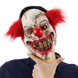 Halloween Scarred Crazy Clown Mask 