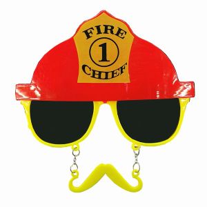 Fire Chief Sunglasses With Moustache