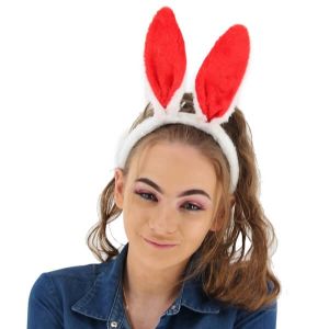 Furry Easter Bunny Ears Headband - Various Colours