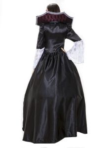 Gothic Vampire Women's Halloween Fancy Dress Costume UK 8