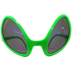 Green Alien Bug Eye Sunglasses