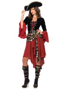  Gypsy Style True Pirate Fancy Dress Costume UK 8-10