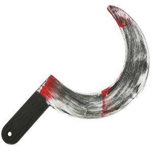 Halloween Bloody Sickle Hook Knife Prop