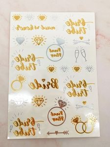 Hen Party Gold & Silver Foil Variety Tattoo Pack