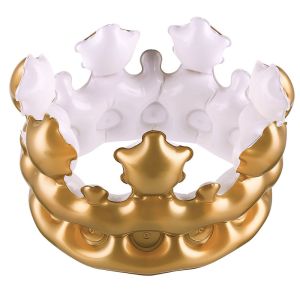 Inflatable Gold Royal Crown