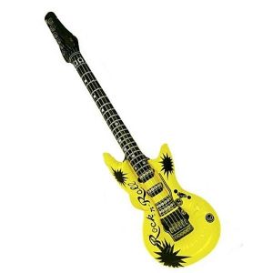 Inflatable Guitar Yellow