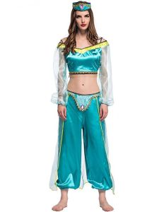 Adult Genie Princess Fancy Dress Costume UK 8