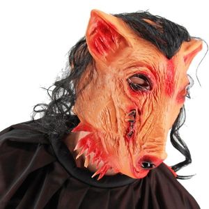 Evil Killer Pig Mask Halloween Fancy Dress Costume 