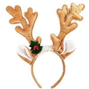 Light Brown Reindeer Antlers Headband