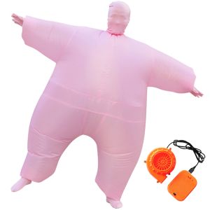 Light Pink Super Sumo Jumbo Morf Inflatable Fancy Dress Costume