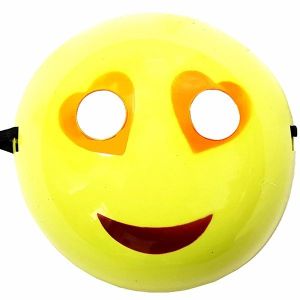 Heart Eyes Emoji Mask