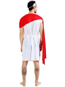 Male Greek God Warrior Fancy Dress Costume – One Size