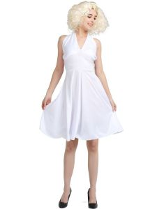 Marilyn Style Movie Star Fancy Dress Costume - One Size