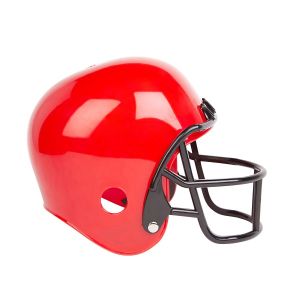 Red American Toy Football Helmet Adult Size