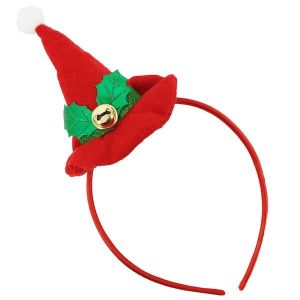 Red Pointed Hat Christmas Headband 