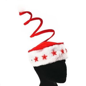 Light up Santa Spring Christmas Hat With Stars
