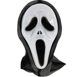 Screaming Ghostly Grim Reaper Style Head Mask Halloween Fancy Dress Costume 