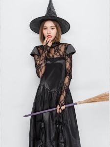 Spiderweb Witch Women's Halloween Fancy Dress Costume 