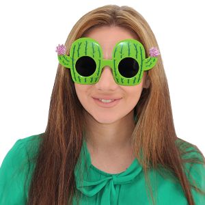 Tropical Green Cactus Sunglasses