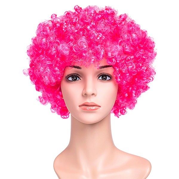 Afro Wig Pink