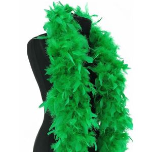 Deluxe Green Feather Boa – 100g -180cm
