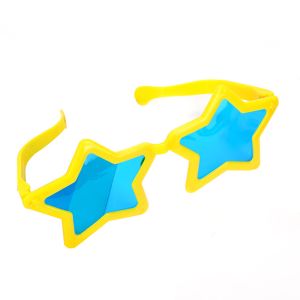 Giant Jumbo Star Shaped Party Glasses - Yellow