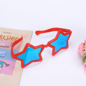 Giant Jumbo Star Shaped Party Glasses - Red