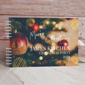 Custom Red and Gold Ornaments with Different Page Options-No. 110