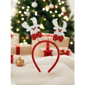 Budget Red Rudolph Christmas Head Bopper Headband