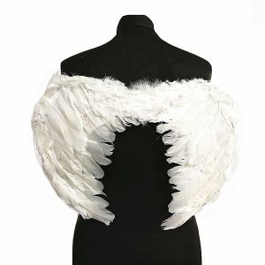 White Feather Angel Wings Medium