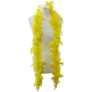 Beautiful Yellow Feather Boa – 50g -180cm 