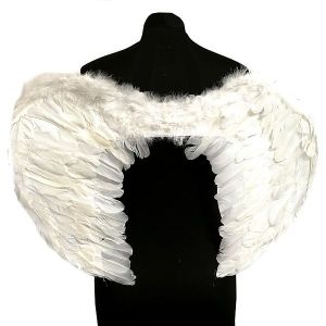 White Feather Angel Wings Large