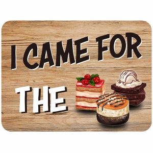 ‘I Came For The Cake’ Rectangle Word Board Photo Booth Prop