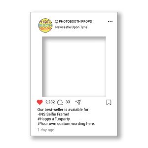 CUSTOM Ins Style Printed Posing Frame – No. 080